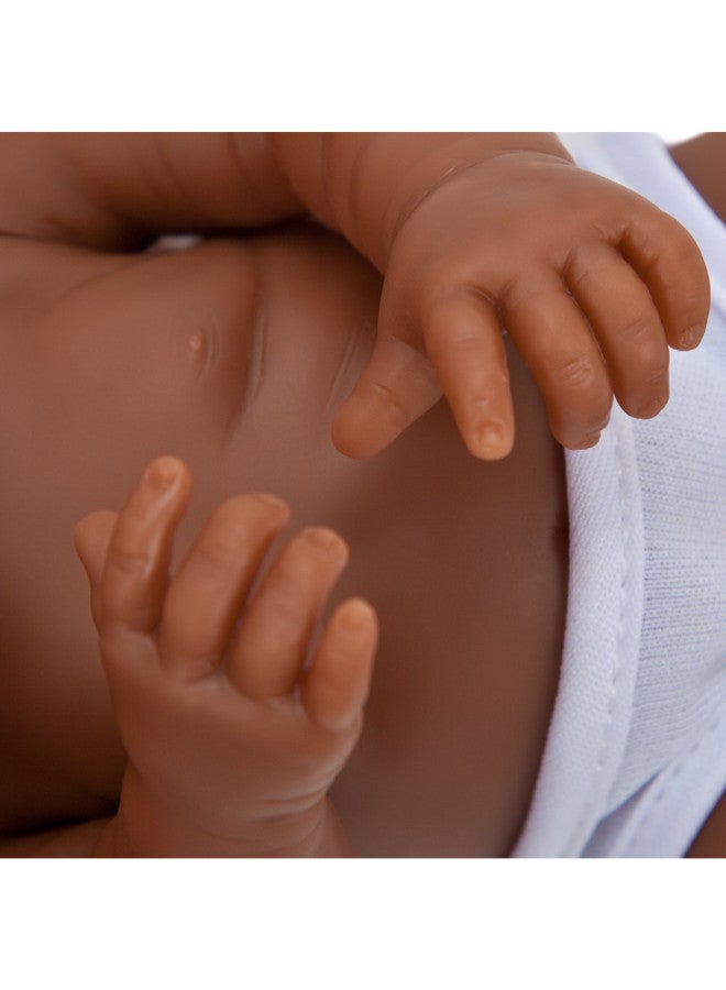JC TOYS Mini La Newborn African American Doll  - Image 3