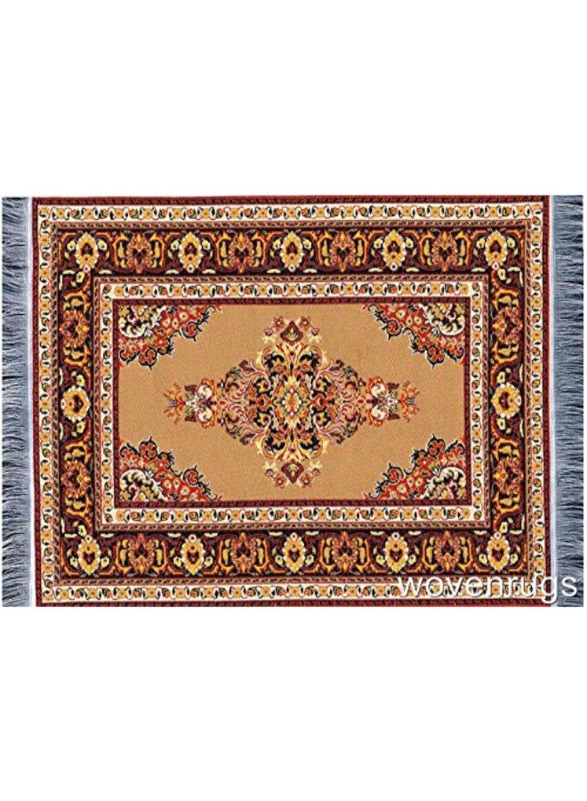 Inusitus - 4-Piece Miniature Dollhouse Woven Carpet - Image 1