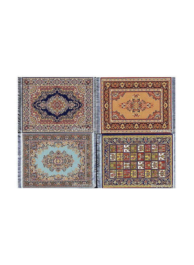 Inusitus - 4-Piece Miniature Dollhouse Woven Carpet - Image 1