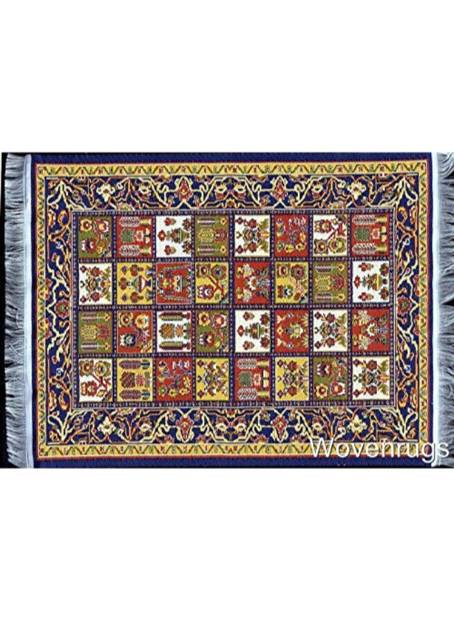 Inusitus - 4-Piece Miniature Dollhouse Woven Carpet - Image 1