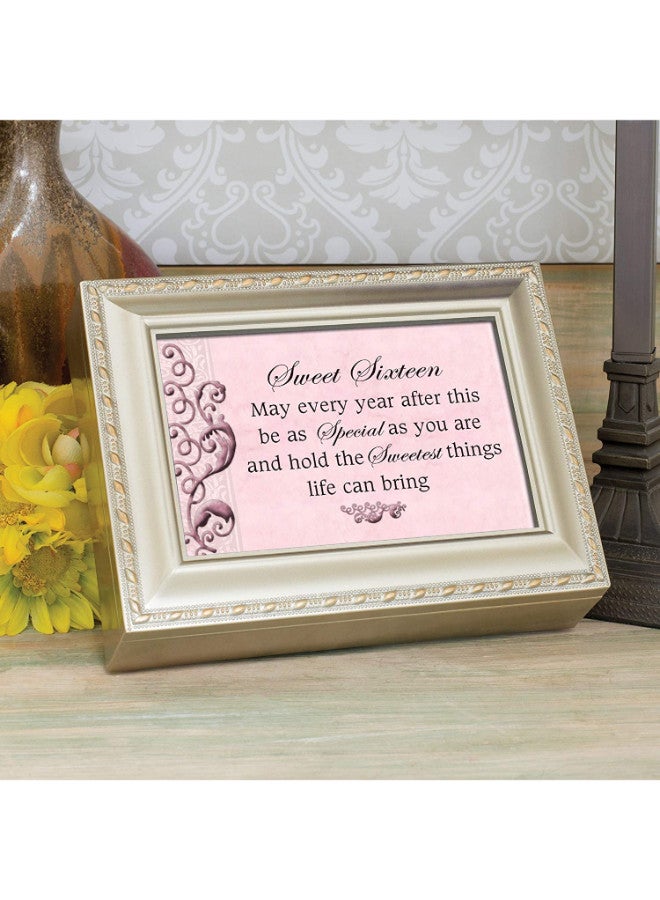 كوتيدج جاردن صندوق موسيقى تقليدي لعيد الميلاد السادس عشر بلون شامبين - Image 4