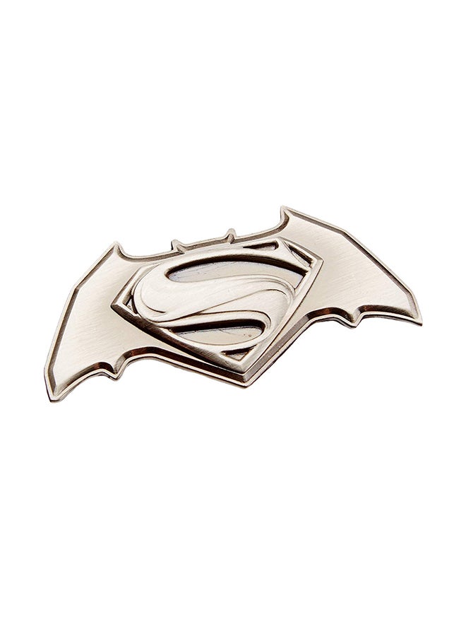 DC Comics Batman Vs Superman Deluxe Pewter Lapel Pin  - Image 1