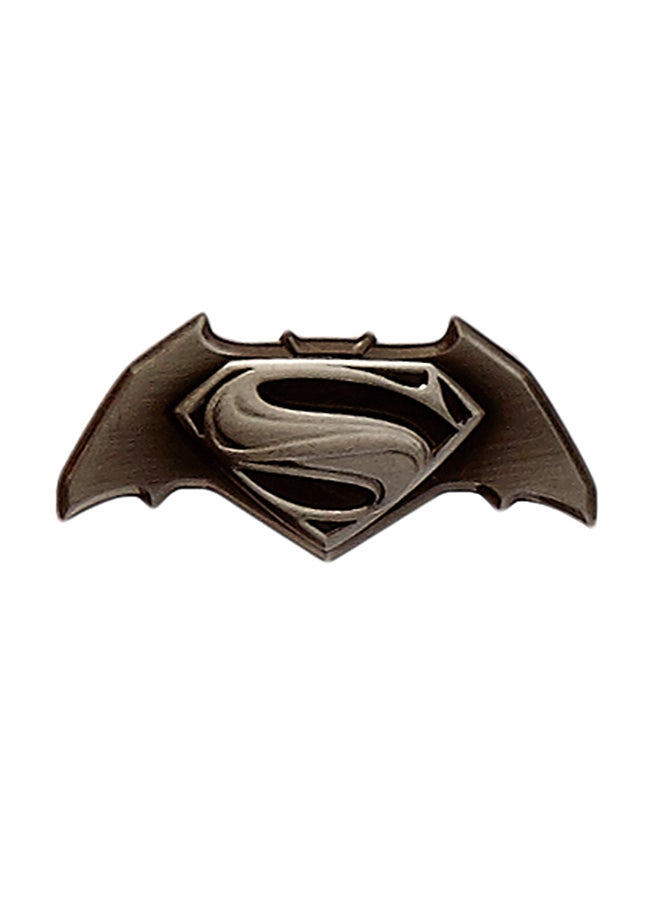 DC Comics Batman Vs Superman Deluxe Pewter Lapel Pin  - Image 2