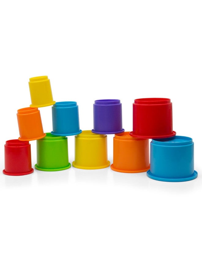 10-Piece Stacking & Nesting Cups Building Set - v1553186226/N22004578A_4