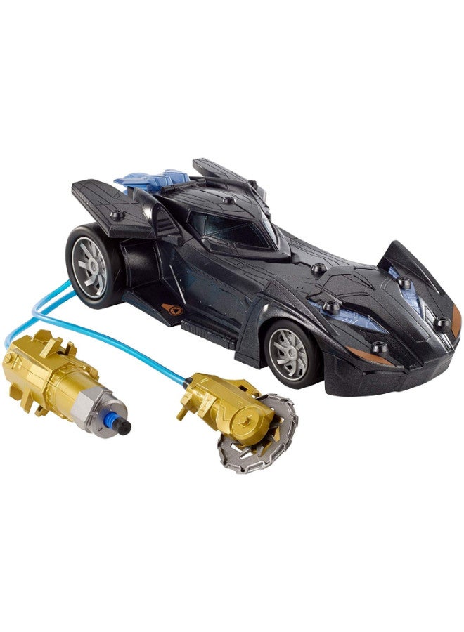 DC Comics Batman Knight Missions Air Power Cannon Attack Batmobile Vehicle Multicolour - Image 3