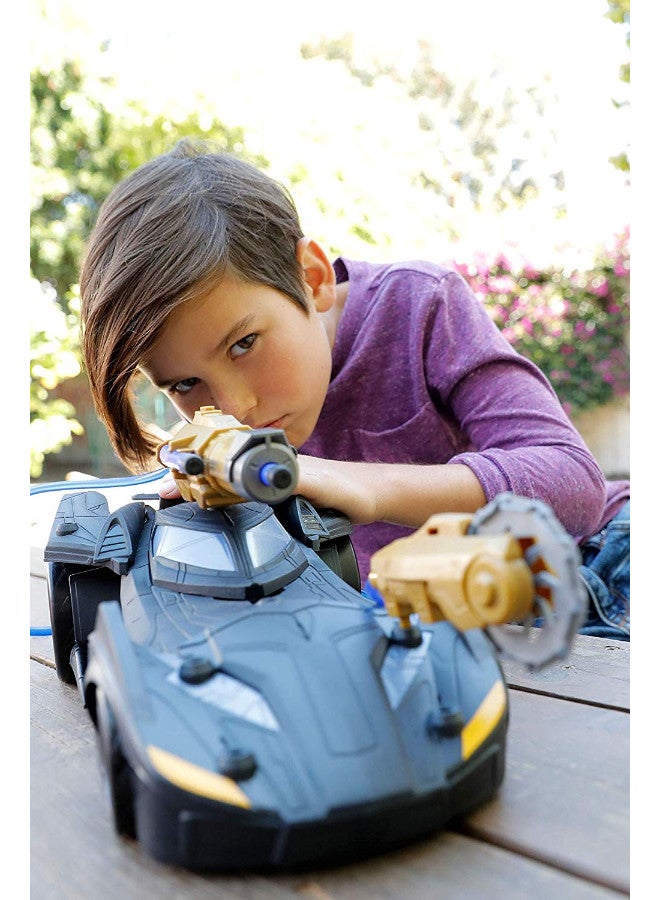 DC Comics Batman Knight Missions Air Power Cannon Attack Batmobile Vehicle Multicolour - Image 4