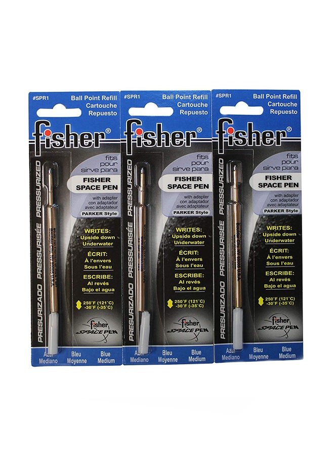 FISHER - 3 Piece Fisher Space Pen Spr1, Refills For Bullet - Image 1