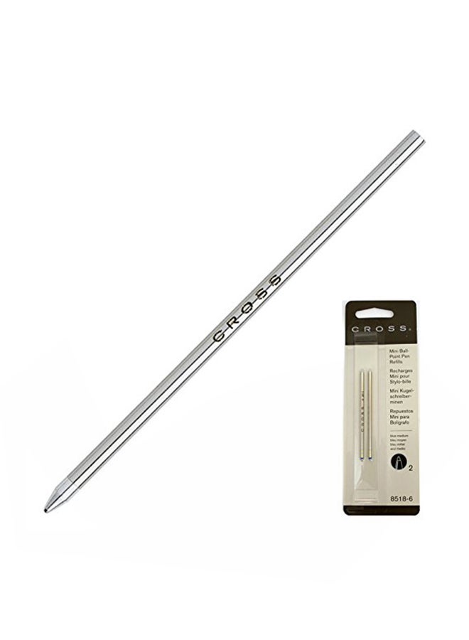 كروس قلم حبر مع عبوة للتعبئة فضي