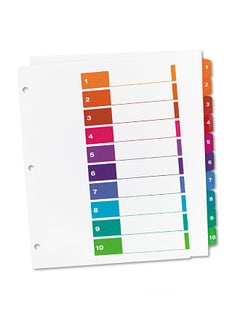 AVERY Extrawide Ready Index Divider Set Multicolour  - Image 2