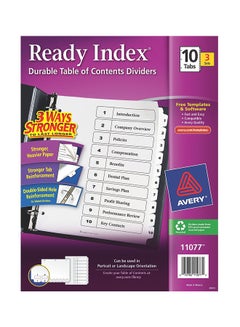 AVERY Avery Ready Index Table of Contents Dividers  - Image 1