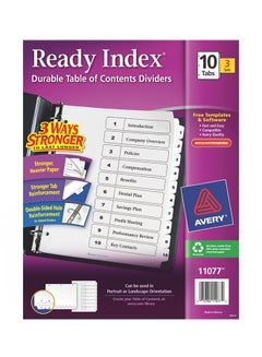 AVERY Avery Ready Index Table of Contents Dividers  - Image 2