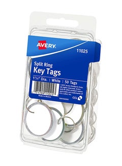 AVERY Pack Of 50 Key Tag White UAE | Dubai, Abu Dhabi