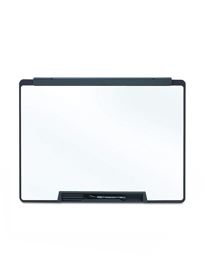كورتيت لوح متحرك وقابل للحمل والمحو الجاف أسود - Image 1