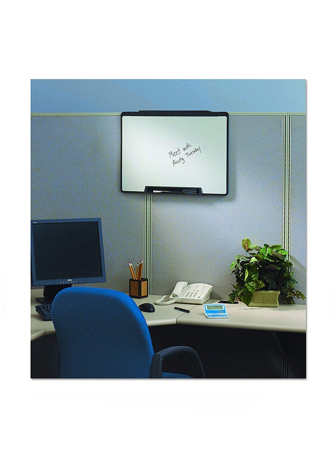 كورتيت لوح متحرك وقابل للحمل والمحو الجاف أسود - Image 2