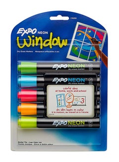 Pack Of 5 Dry Erase Marker Multicolour