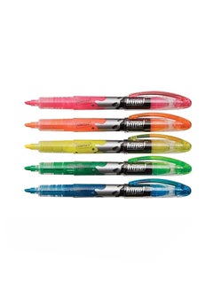 Pack Of 5 Highlighter Multicolour - v1553192217/N21951119A_1