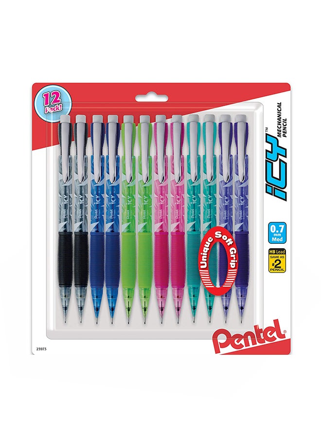 بنتل أقلام رصاص ميكانيكية من 12 قطعة متعدد الألوان - Image 1