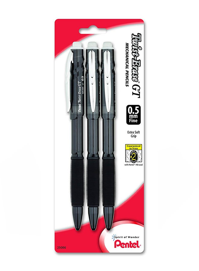 بنتل مجموعة أقلام رصاص ميكانيكية مكونة من 3 قطع متعدد الألوان - Image 2