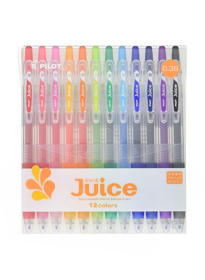 بايلوت أقلام حبر جل برأس كروي مكونة من 12 قطعة متعدد الألوان - Image 1