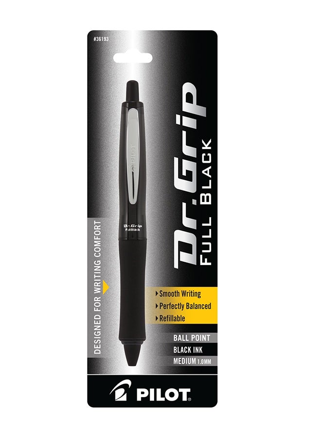 بايلوت قلم حبر جاف دكتور جريب برأس كروي قابل للسحب أسود - Image 2