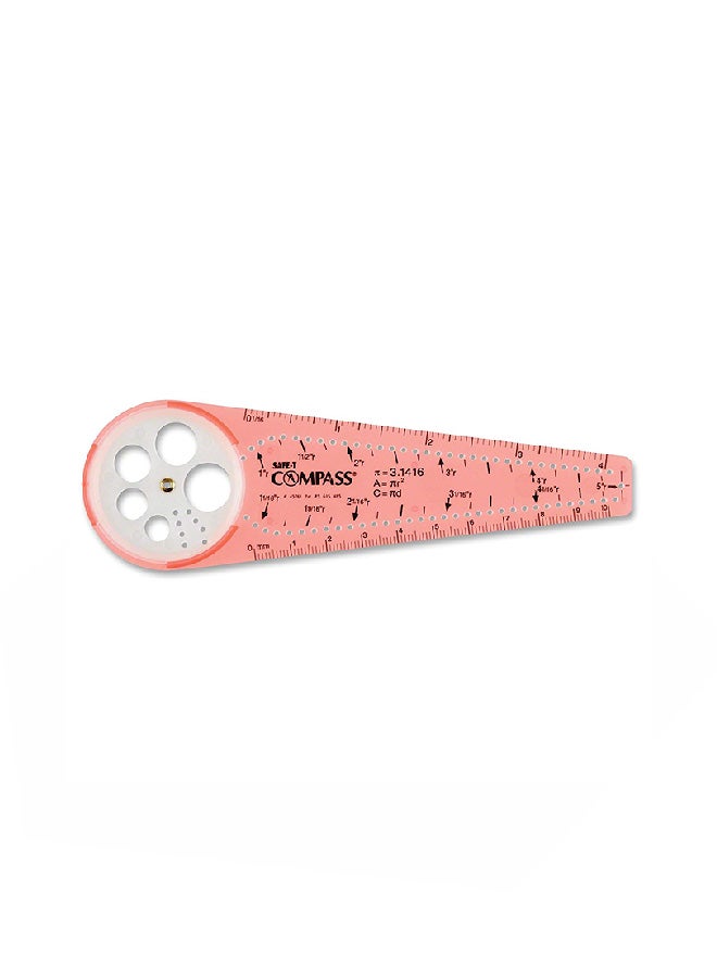 ليرننج ريسورسز منقلة سيفتي مغلفة بالبلاستيك وردي - Image 1