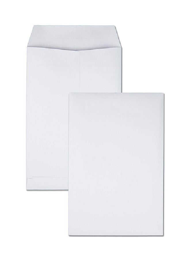 Quality Park 100-Piece Catalog Envelopes With Self Seal Closure White - Image 1