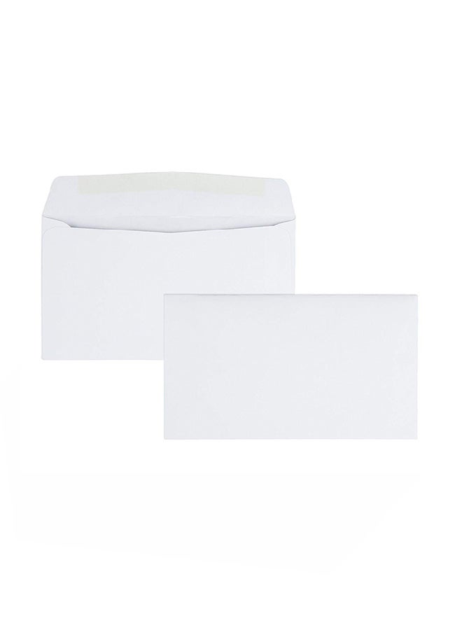 كوالتي بارك ظروف أعمال بإغلاق لاصق من 500 قطعة أبيض - Image 1