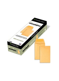 Quality Park 500-Piece Coin And Small Parts Envelope Set Orange  - Image 1