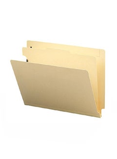 Smead 10-Piece  Letter Size End Tab Classification File Folder Sandal  - Image 1