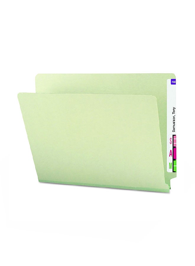 Smead 25-Piece  Letter Size Heavy Duty Folder Green  - Image 1