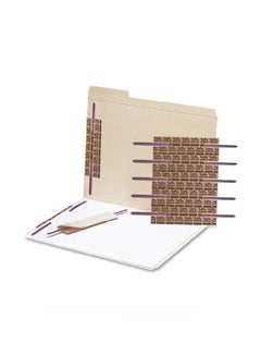 Smead 50-Piece Self Adhesive Fastener Brown 