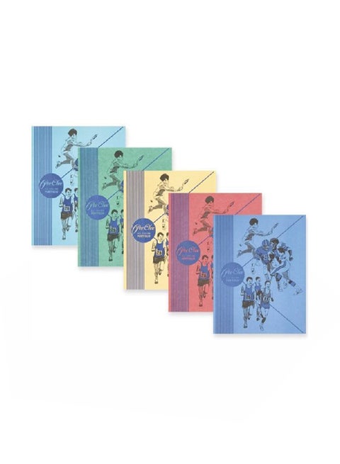 5-Piece Color Talk Peechee Folder Multicolour
