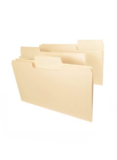 Smead 100-Piece Legal Size Supertab File Folder Sandal  - Image 1