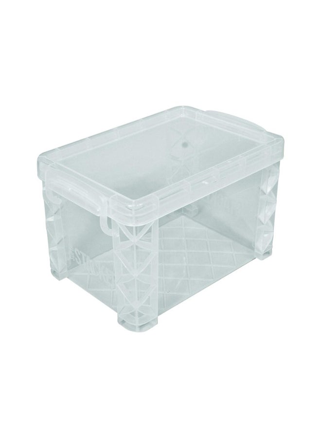 Advantus - Super Stacker Index Card Box Clear - Image 1