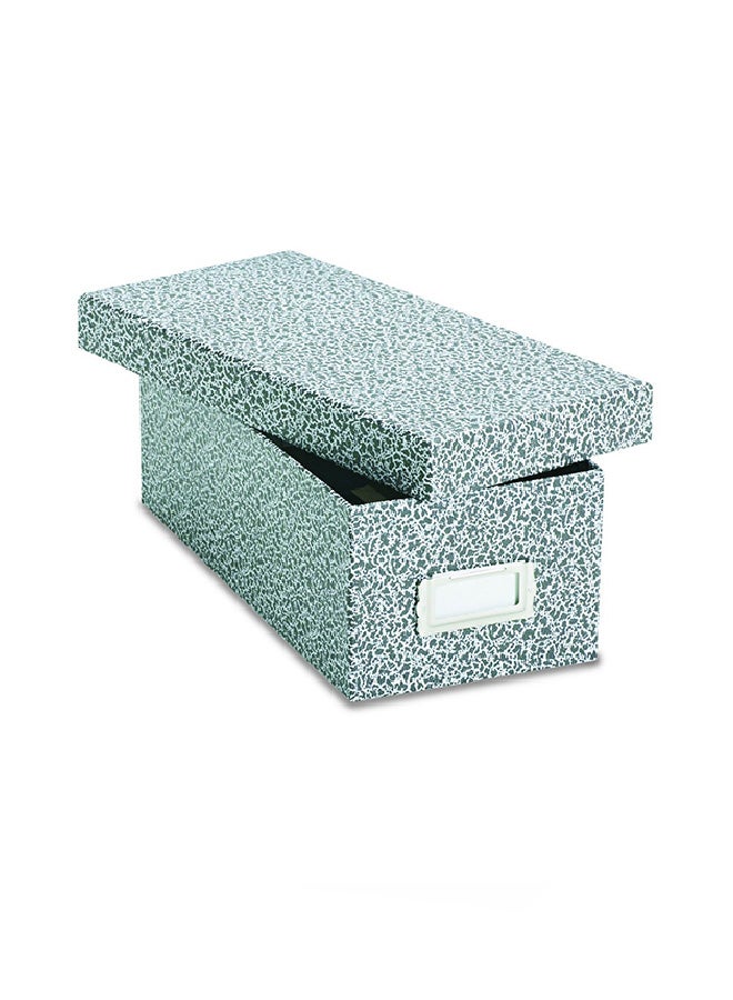 Oxford Reinforced Board Card File Black/White 
