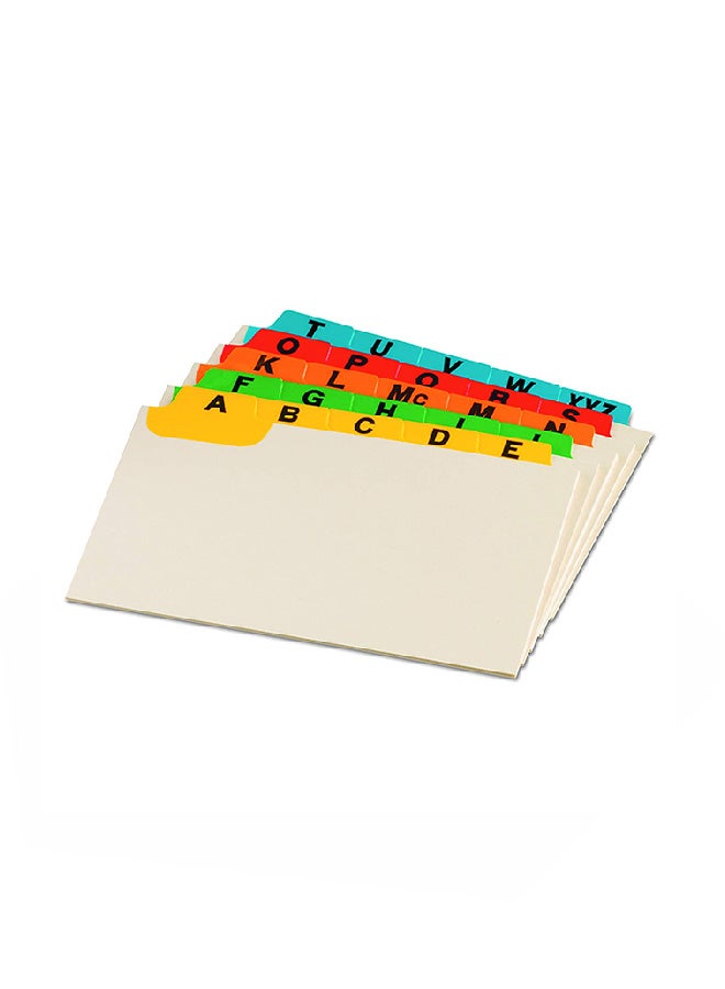Oxford 25-Piece Laminated Tabs-1/5 Cut Tabs Multicolour  - Image 1
