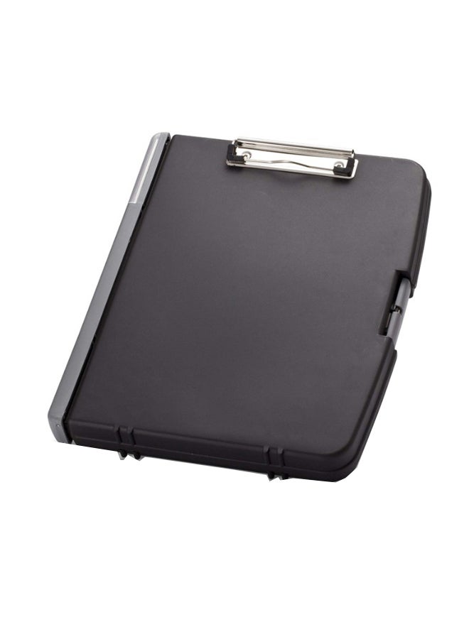 Officemate Triple File Clipboard Storage Box Black - Image 1