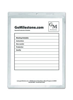 C-Line 50-Piece Shop Ticket Holder White/Black  - Image 1