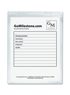 C-Line 50-Piece Shop Ticket Holder White/Black  - Image 2