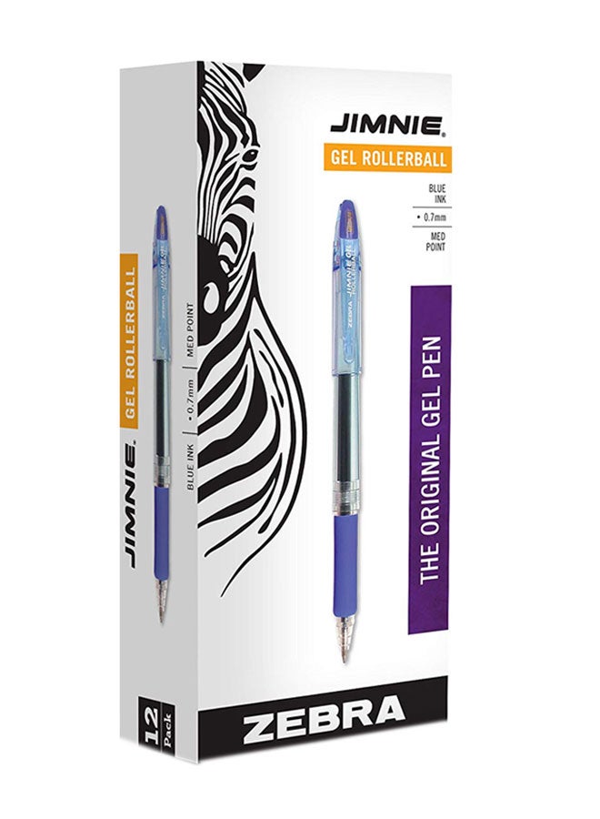 Zebra Pens 12-Count Zebra Pen Jimnie Roller Ball Stick Gel Pen - Image 1
