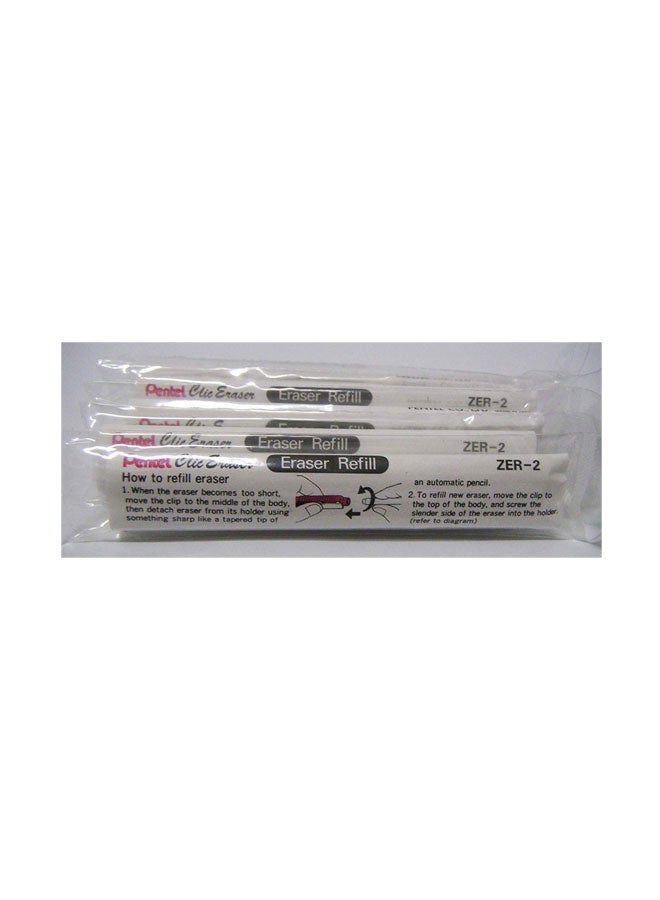 Pentel 6-Piece Clic Eraser Refill White - Image 2