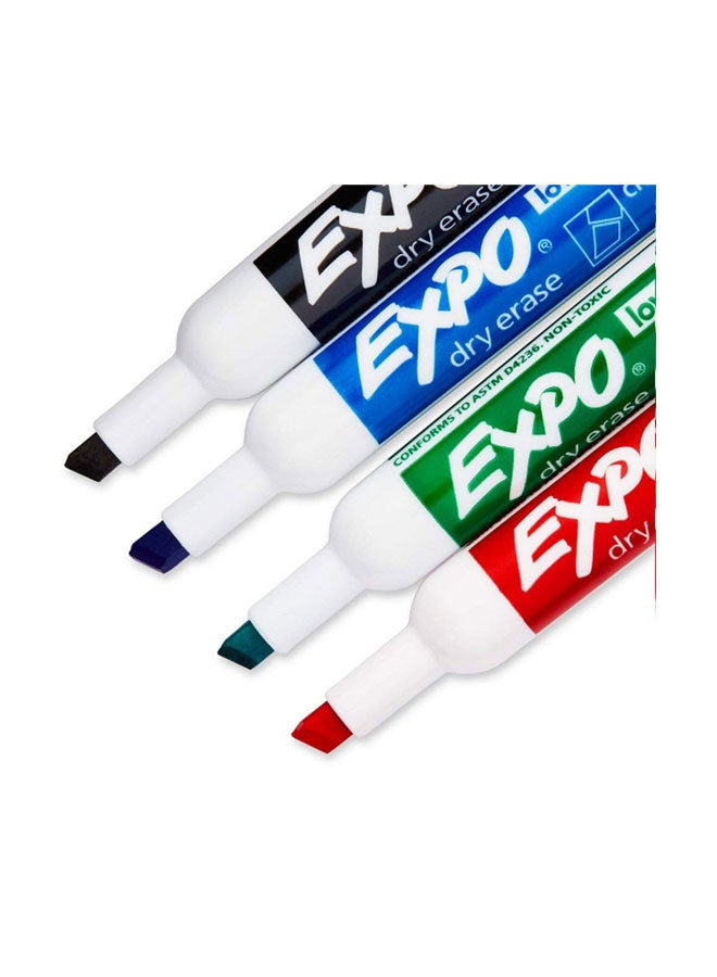 Expo 24-Piece Low Odor Chisel Point Dry Erase Marker Multicolour  - Image 2