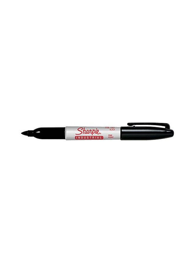 Sharpie Pack Of 12 Industrial Permanent Marker Black  - Image 2