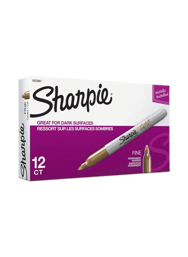 Metallic Permanent Marker Gold