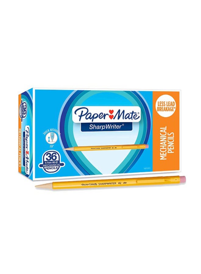 Paper Mate 36-Piece Mechanical Pencil Yellow  - Image 1