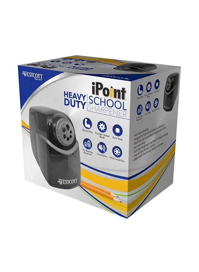 Westcott Ipoint Heavy Duty School Sharpener Black - Image 2
