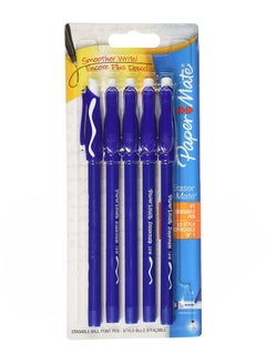 Paper Mate 1738754 Blue Paper Mate Eraser Mate 2 5 Count - v1553192418/N21951768A_1