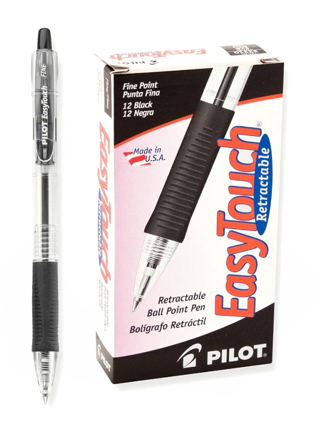 بايلوت Easytouch Retractable Fine Ballpoint Pen Pack(Pack Of 12) - Image 2