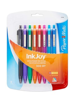 Paper Mate Inkjoy Ballpoint Pen, Assorted Colors, 8-Count - v1553192425/N21951779A_1