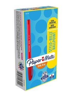 Paper Mate Paper Mate Inkjoy 100St Ballpoint Pens, Medium Point, Red, Box Of 12 (1951255)  - Image 1